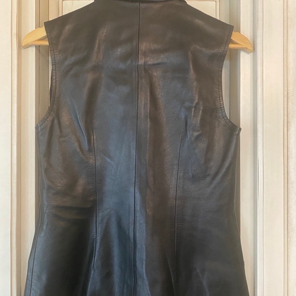 Vintage leather vest like new - Picture 5 of 6